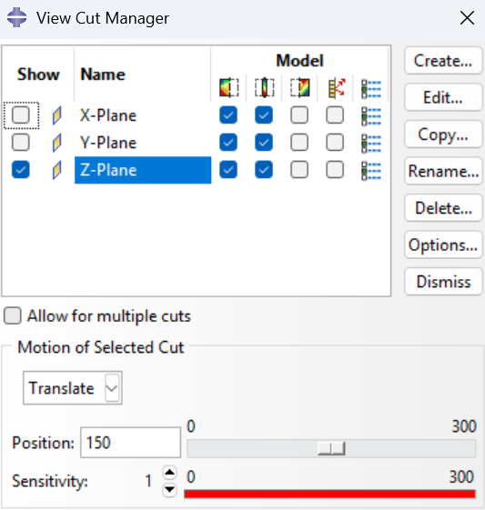 View Cut Manager
